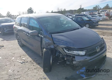 2025 Honda Odyssey Ex-L from USA, damaged, VIN 5FNRL6H66SB072092